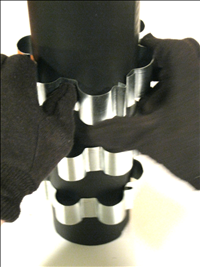 Set of 6 HeatSavers for 4" diameter stovepipe - image 9