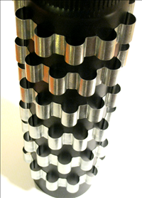 Set of 6 Aluminum HeatSavers for 8" diameter stovepipe - image 1