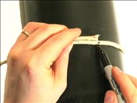 Measure the stovepipe with a string