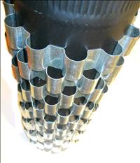 Set of 6 Aluminum HeatSavers for 7" diameter stovepipe - image 7